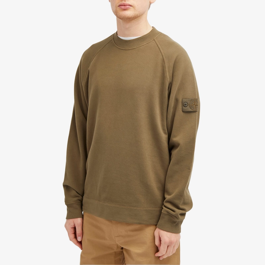 Stone Island Ghost Men's Ghost Crew Neck Sweatshirt Military Green